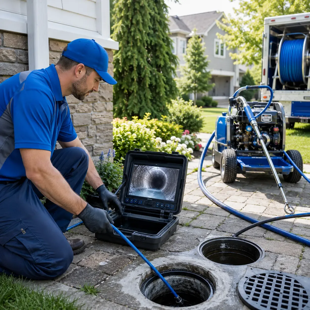 Outdoor drain cleaning professionals serving Elwin, IL